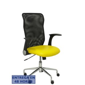 PIQUERAS Y CRESPO Silla Minaya similpiel amarillo