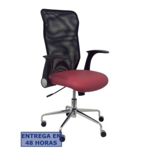 PIQUERAS Y CRESPO Silla Minaya similpiel granate