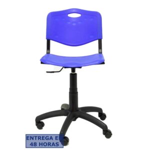 PIQUERAS Y CRESPO Silla Robledo giratoria azul