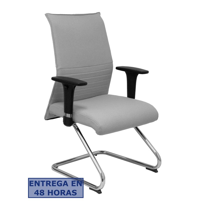 PIQUERAS Y CRESPO Sillon Albacete confidente patin bali gris claro PIQUERAS Y CRESPO Sillon Albacete confidente patin bali gris claro