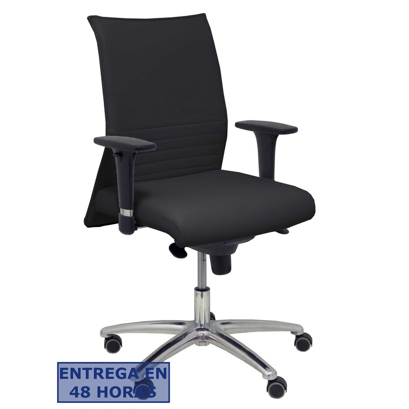 PIQUERAS Y CRESPO Sillon Albacete confidente piel negro hasta 160 kg