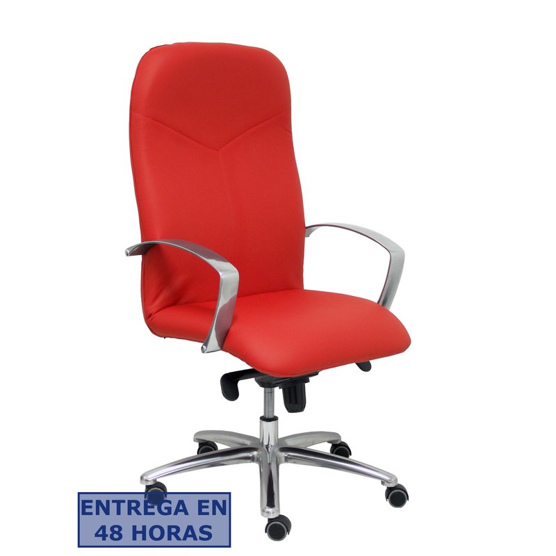 PIQUERAS Y CRESPO Sillon Caudete piel rojo ferrari PIQUERAS Y CRESPO Sillon Caudete piel rojo ferrari