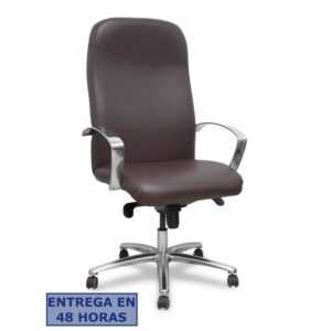 PIQUERAS Y CRESPO Sillon Caudete similpiel marron oscuro