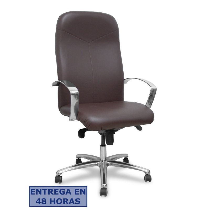 PIQUERAS Y CRESPO Sillon Caudete similpiel marron oscuro PIQUERAS Y CRESPO Sillon Caudete similpiel marron oscuro