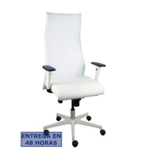 PIQUERAS Y CRESPO Sillon Sahuco blanco similpiel blanco
