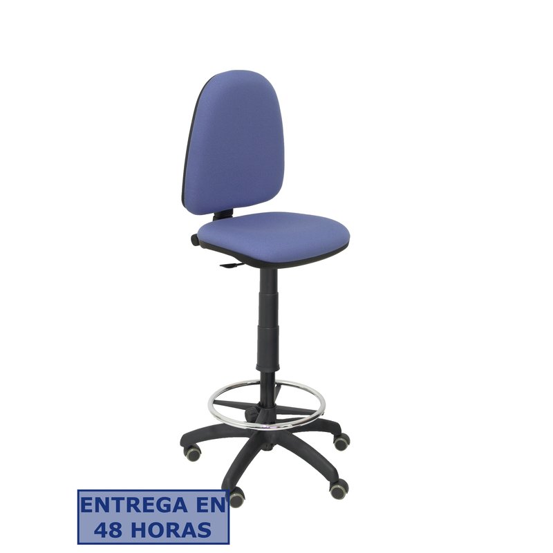 PIQUERAS Y CRESPO Taburete Aýna bali azul claro ruedas de parque PIQUERAS Y CRESPO Taburete Aýna bali azul claro ruedas de parque