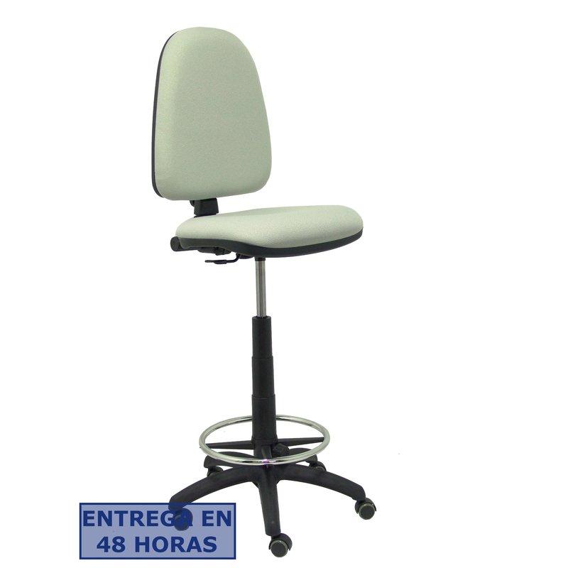 PIQUERAS Y CRESPO Taburete Aýna bali gris claro ruedas de parque PIQUERAS Y CRESPO Taburete Aýna bali gris claro ruedas de parque