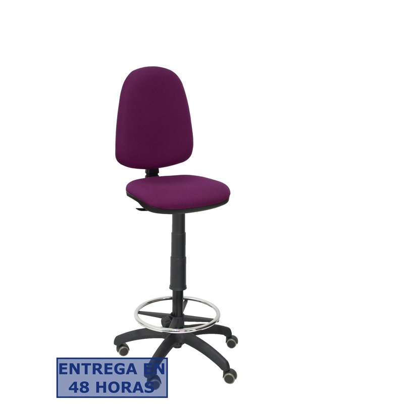 PIQUERAS Y CRESPO Taburete Aýna bali morado ruedas de parque