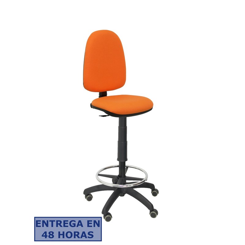 PIQUERAS Y CRESPO Taburete Aýna bali naranja ruedas de parque PIQUERAS Y CRESPO Taburete Aýna bali naranja ruedas de parque