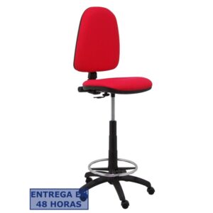 PIQUERAS Y CRESPO Taburete Aýna bali rojo