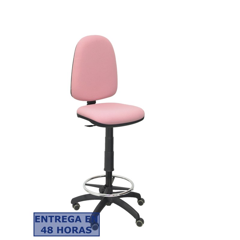 PIQUERAS Y CRESPO Taburete Aýna bali rosa palido ruedas de parque PIQUERAS Y CRESPO Taburete Aýna bali rosa palido ruedas de parque