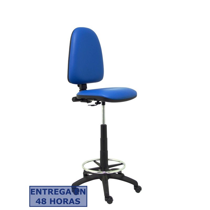 PIQUERAS Y CRESPO Taburete Aýna similpiel azul PIQUERAS Y CRESPO Taburete Aýna similpiel azul