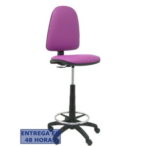 PIQUERAS Y CRESPO Taburete Aýna similpiel morado