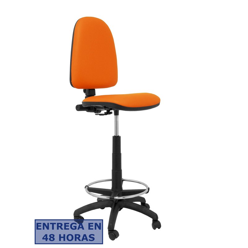 PIQUERAS Y CRESPO Taburete Aýna similpiel naranja PIQUERAS Y CRESPO Taburete Aýna similpiel naranja