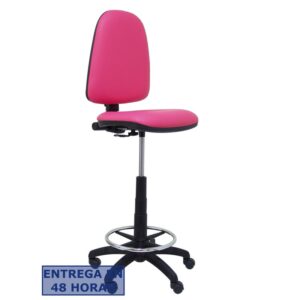 PIQUERAS Y CRESPO Taburete Aýna similpiel rosa