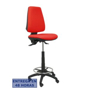 PIQUERAS Y CRESPO Taburete Elche S bali rojo