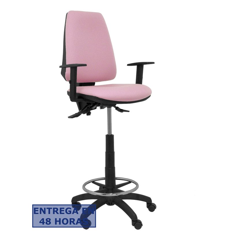 PIQUERAS Y CRESPO Taburete Elche S bali rosa brazos regulables PIQUERAS Y CRESPO Taburete Elche S bali rosa brazos regulables