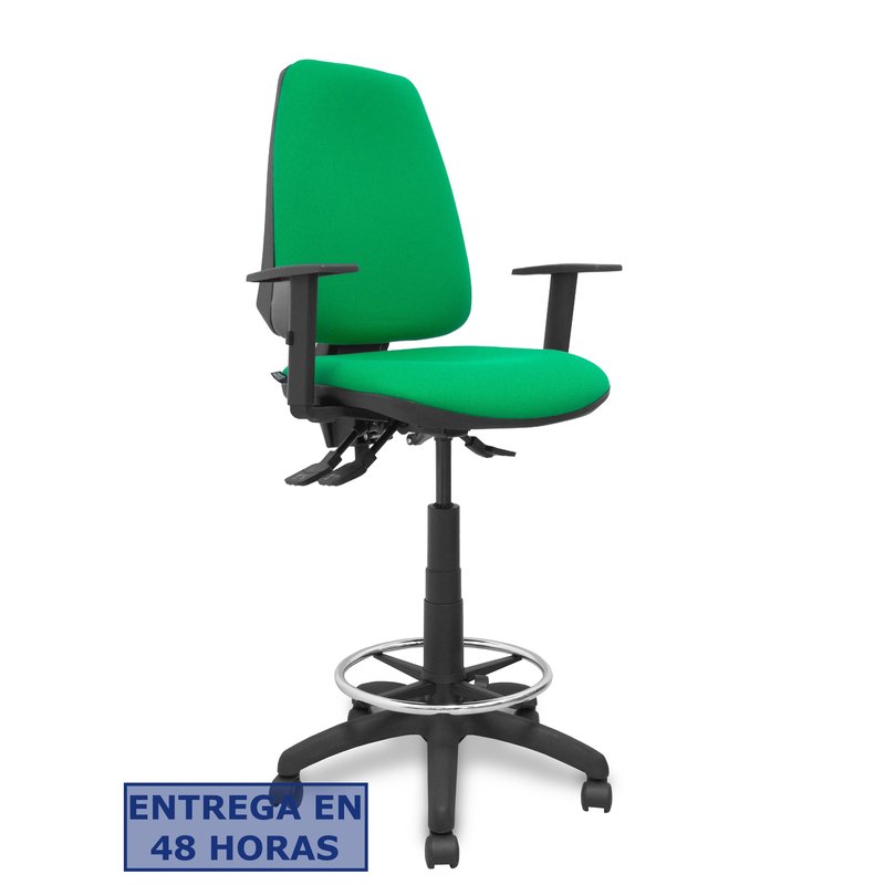 PIQUERAS Y CRESPO Taburete Elche S bali verde brazos regulables PIQUERAS Y CRESPO Taburete Elche S bali verde brazos regulables