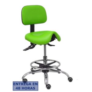 PIQUERAS Y CRESPO Taburete Zarza similpiel pistacho