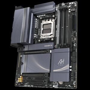 PLACA GIGABYTE B850 AI TOP,AMD,AM5,B850,4DDR5,256GB,1HDMI+USB-C,4SATA3+3M.2,2X10GBELAN+WIFI7+BT5.4,7USB3.2,ATX