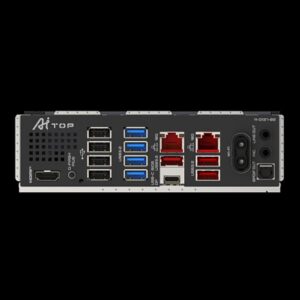 PLACA GIGABYTE B850 AI TOP,AMD,AM5,B850,4DDR5,256GB,1HDMI+USB-C,4SATA3+3M.2,2X10GBELAN+WIFI7+BT5.4,7USB3.2,ATX