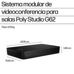 POLY Sistema de videoconferencia G62 con kit de placa de montaje y sin cable de alimentación TAA POLY Sistema de videoconferencia G62 con kit de placa de montaje y sin cable de alimentación TAA