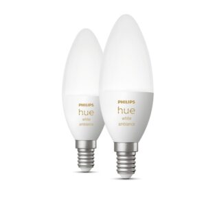 Alternative view of Philips Hue White ambiance Paquete doble E14