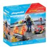 Playmobil - Bombero Con Bomba De Playmobil - Bombero Con Bomba De