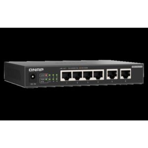 QNAP QSW-2104-2T-R2 switch No administrado 10G Ethernet (100/1000/10000) Escritorio Negro QNAP QSW-2104-2T-R2 switch No administrado 10G Ethernet (100/1000/10000) Escritorio Negro