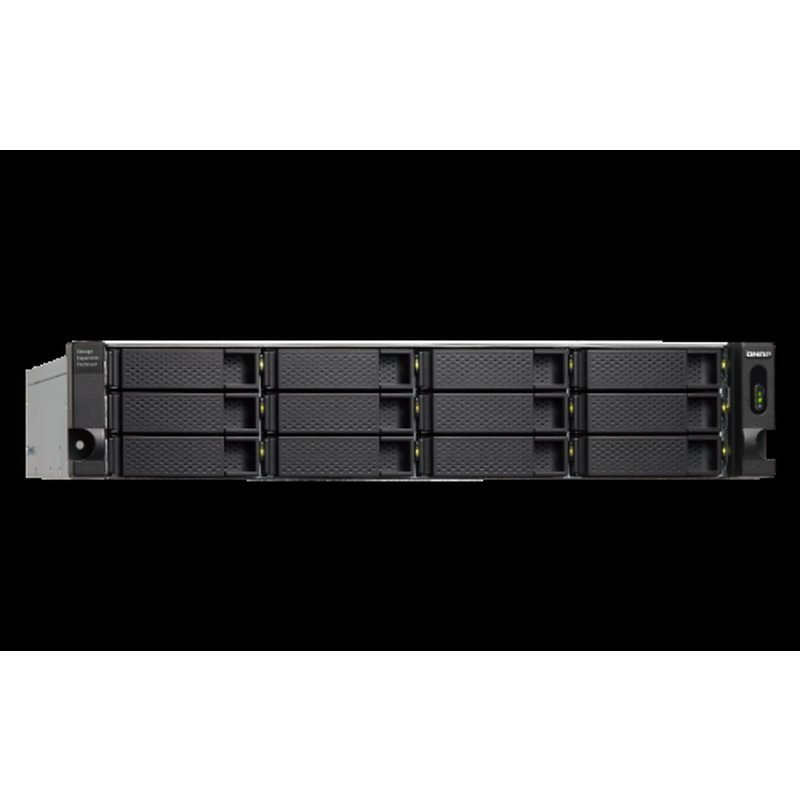 QNAP TL-R1200C-RP caja para disco duro externo Carcasa de disco duro/SSD Negro, Gris 2.5/3.5" - Imagen 4