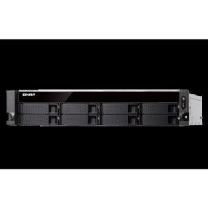 QNAP TS-877XU-RP NAS Bastidor (2U) AMD Ryzen™ 5 2600 8 GB DDR4 0 TB QNAP Turbo System Negro