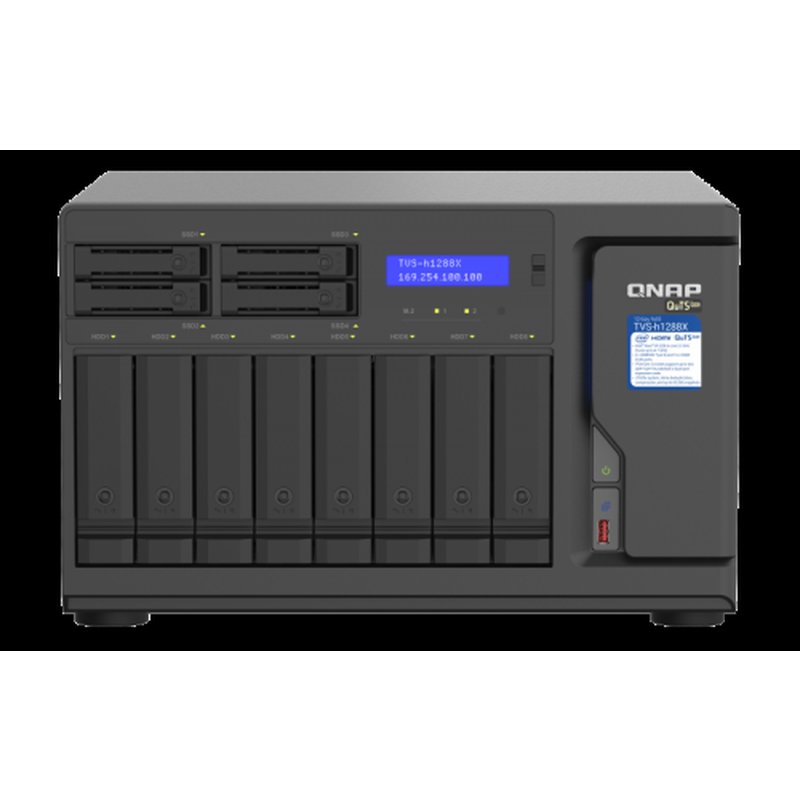 QNAP TVS-h1288X NAS Torre Ethernet Negro W-1250 QNAP TVS-h1288X NAS Torre Ethernet Negro W-1250