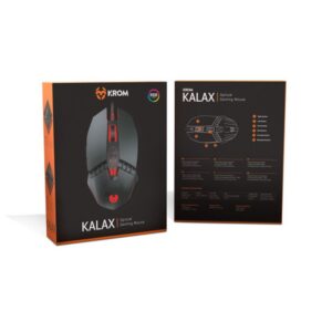 Krom Kalax ratón mano derecha USB tipo A Óptico 3200 DPI Krom Kalax ratón mano derecha USB tipo A Óptico 3200 DPI