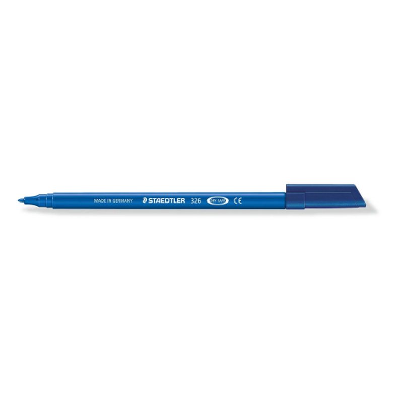 ROTULADOR NORIS PUNTA DE FIBRA 326 COLOR AZUL STAEDTLER 326-3 | PACK 10 UNIDADES ROTULADOR NORIS PUNTA DE FIBRA 326 COLOR AZUL STAEDTLER 326-3 | PACK 10 UNIDADES