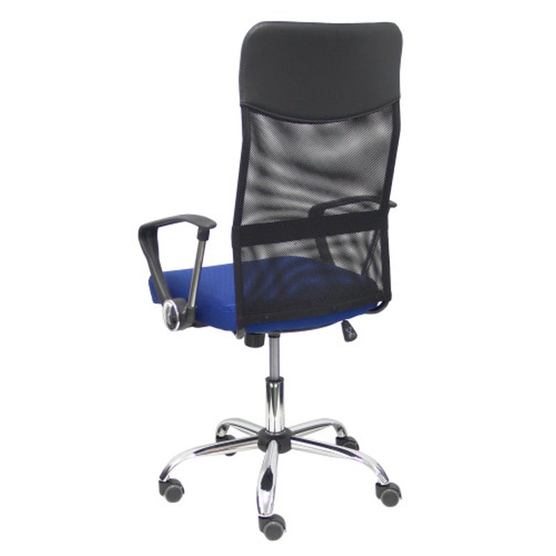 SILLA GONTAR RESPALDO MALLA NEGRO ASIENTO AZUL PIQUERAS Y CRESPO 31BM8403D229CRRP - Imagen 4