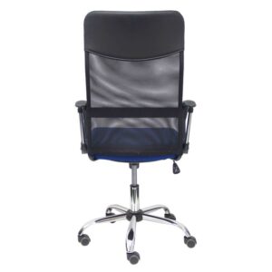 SILLA GONTAR RESPALDO MALLA NEGRO ASIENTO AZUL PIQUERAS Y CRESPO 31BM8403D229CRRP