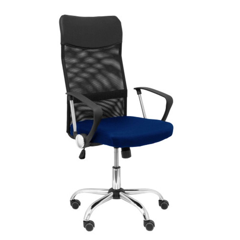 SILLA GONTAR RESPALDO MALLA NEGRO ASIENTO AZUL PIQUERAS Y CRESPO 31BM8403D229CRRP - Imagen 7