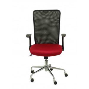 PIQUERAS Y CRESPO Silla Minaya respaldo malla negro asiento 3D rojo ¡Ultimas unidades!!