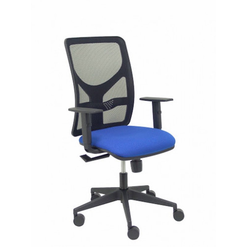 SILLA MODELO MOTILLA MALLA NEGRA BRAZO REGULABLE ASIENTO BALI AZUL PIQUERAS Y CRESPO 21SBALI229B10 - Imagen 2