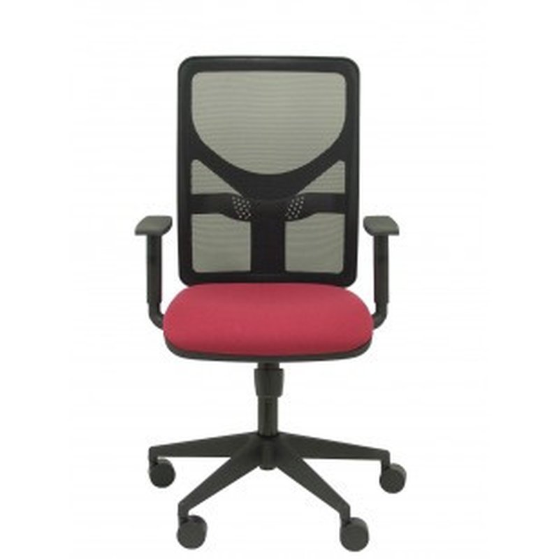 SILLA MOTILLA MALLA NEGRA ASIENTO BALI GRANATE BRAZO REGULABLE PIQUERAS Y CRESPO 21SM840B933B10CRN65 - Imagen 2