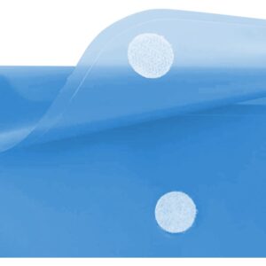 Alternative view of SOBRE PORTADOCUMENTOS CON VELCRO A4 AZUL POLIPROPILENO INGRAF 332731 | PACK 10 UNIDADES