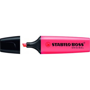 STABILO BOSS ORIGINAL marcador 1 pieza(s) Punta de cincel Rojo
