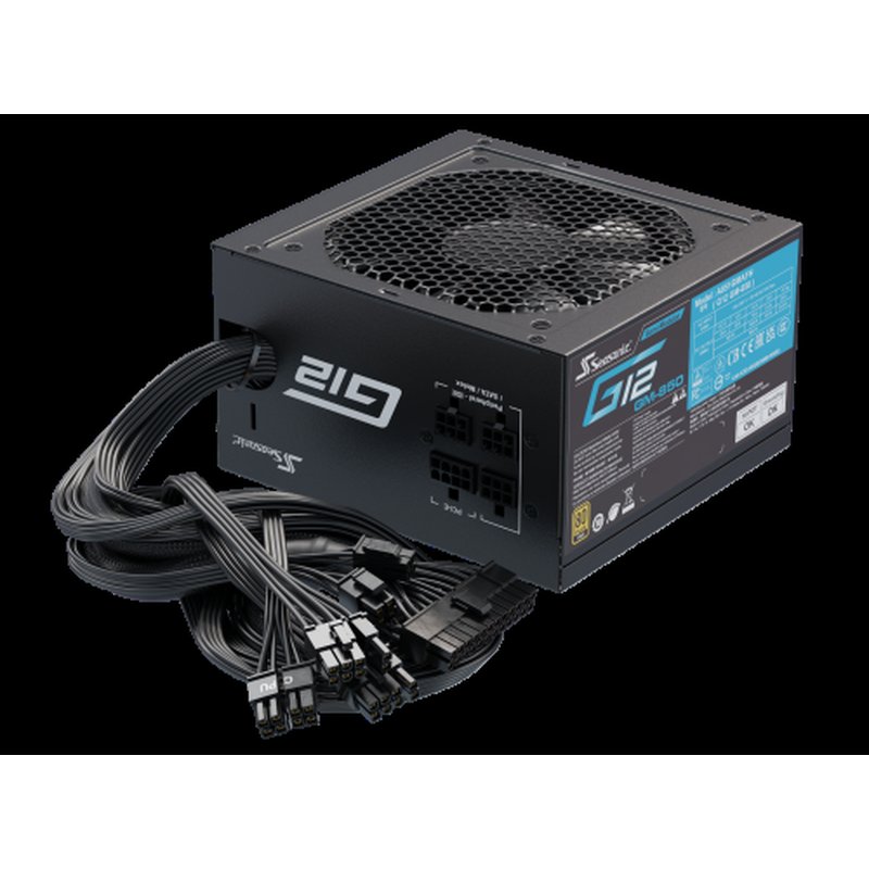 Seasonic G12 GM unidad de fuente de alimentación 850 W 20+4 pin ATX ATX Negro Seasonic G12 GM unidad de fuente de alimentación 850 W 20+4 pin ATX ATX Negro - Imagen 4