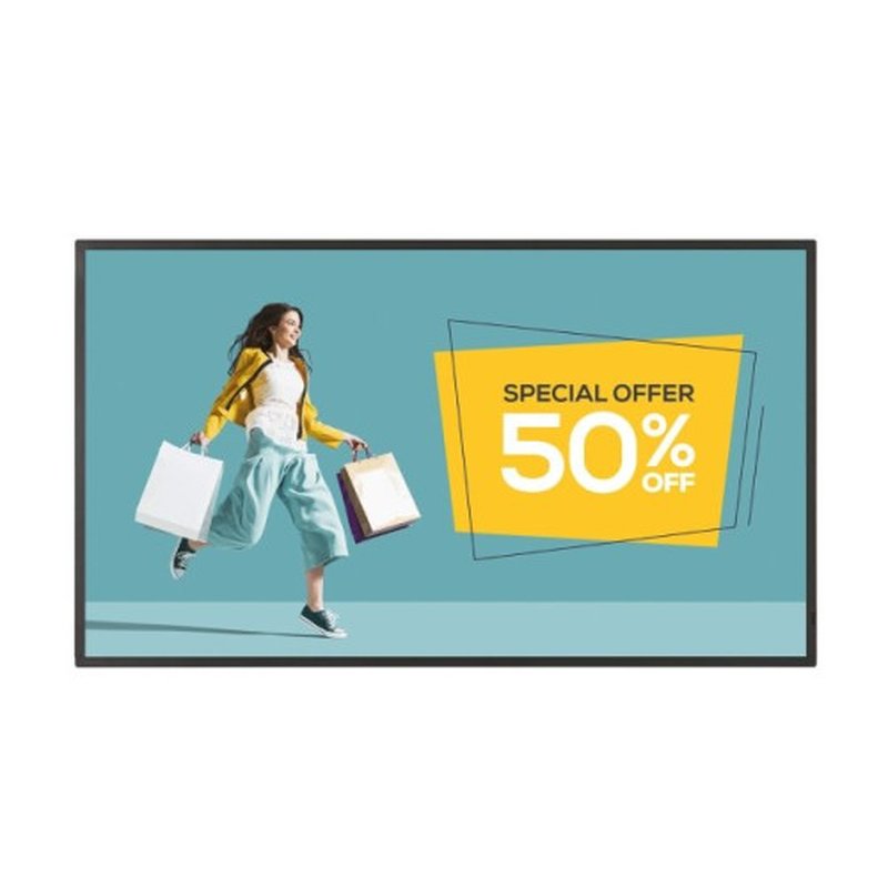 Sharp PN-HY501 Pantalla plana para señalización digital 127 cm (50") TFT 500 cd / m² 4K Ultra HD Negro 24/7 - Imagen 7