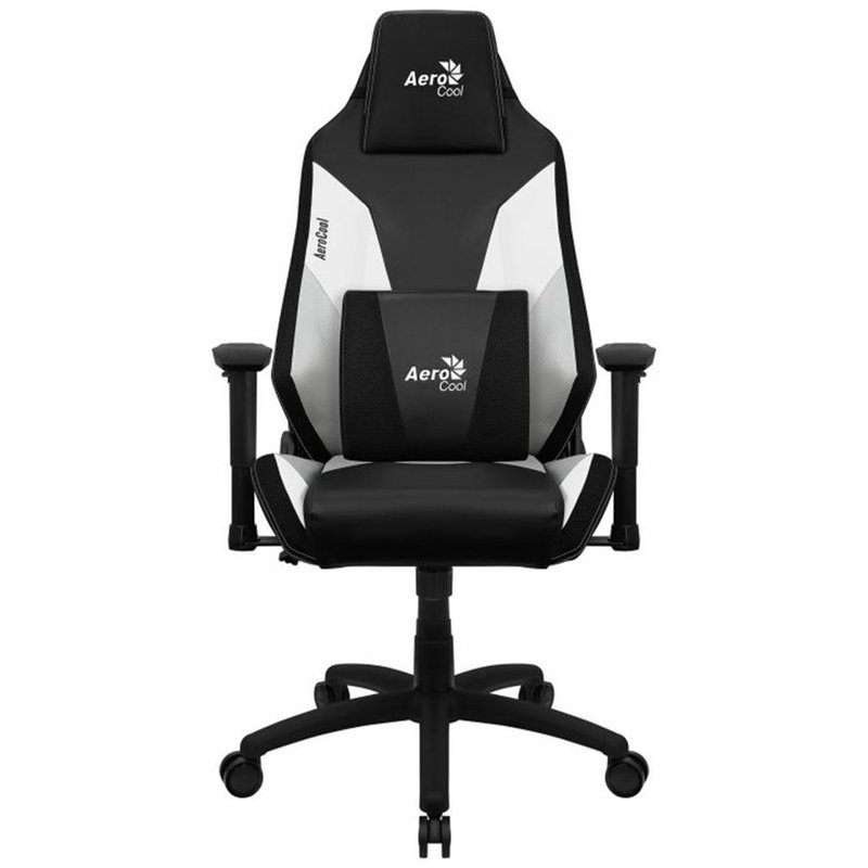 Aerocool ADMIRALBW Silla Gaming Profesional, Cojines Acolchados, Tecnología Air, Negro/Blanco Aerocool ADMIRALBW Silla Gaming Profesional, Cojines Acolchados, Tecnología Air, Negro/Blanco