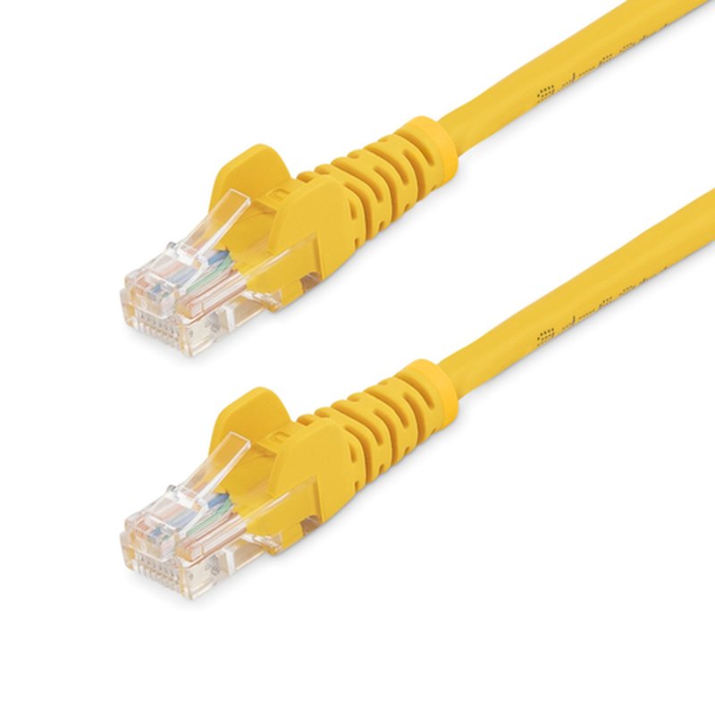 StarTech.com Cable de Red de 10m Amarillo Cat5e Ethernet RJ45 sin Enganches StarTech.com Cable de Red de 10m Amarillo Cat5e Ethernet RJ45 sin Enganches