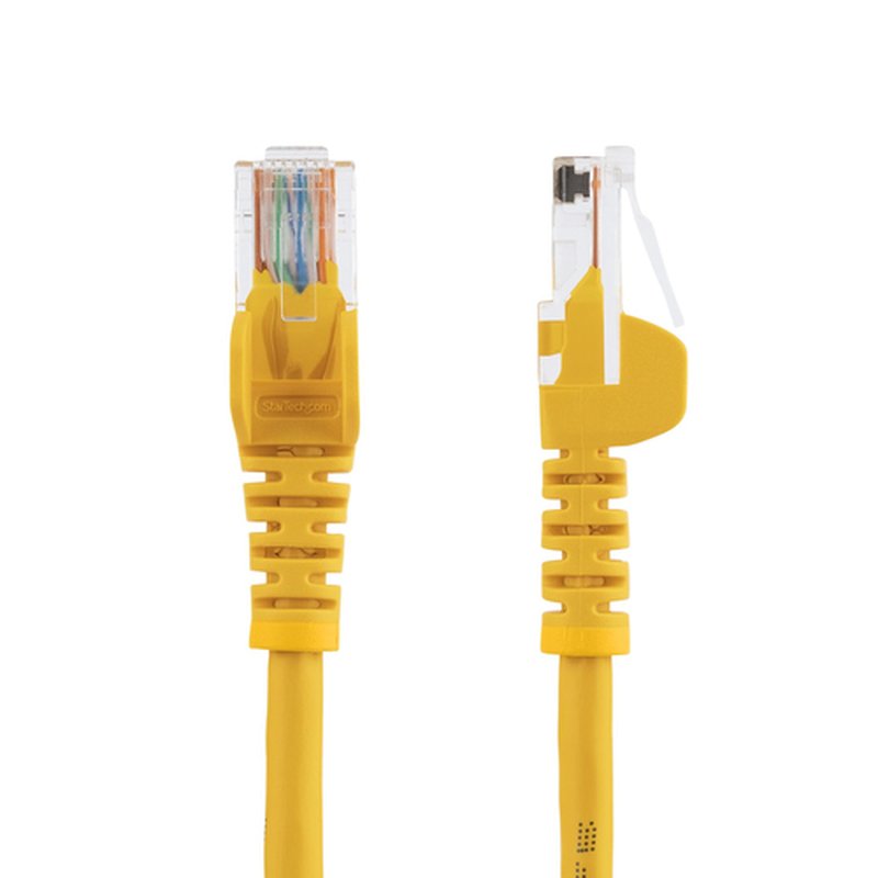StarTech.com Cable de Red de 10m Amarillo Cat5e Ethernet RJ45 sin Enganches StarTech.com Cable de Red de 10m Amarillo Cat5e Ethernet RJ45 sin Enganches - Imagen 2