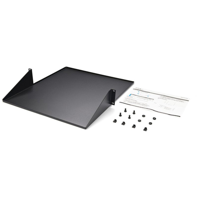 StarTech.com Estante de 2U para Rack de Servidores - de 2 Columnas - de Montaje Central - Sólido - Imagen 3