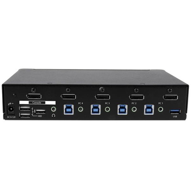 StarTech.com Switch Conmutador KVM de 4 Puertos DisplayPort 4K con USB 3.0 - Imagen 2