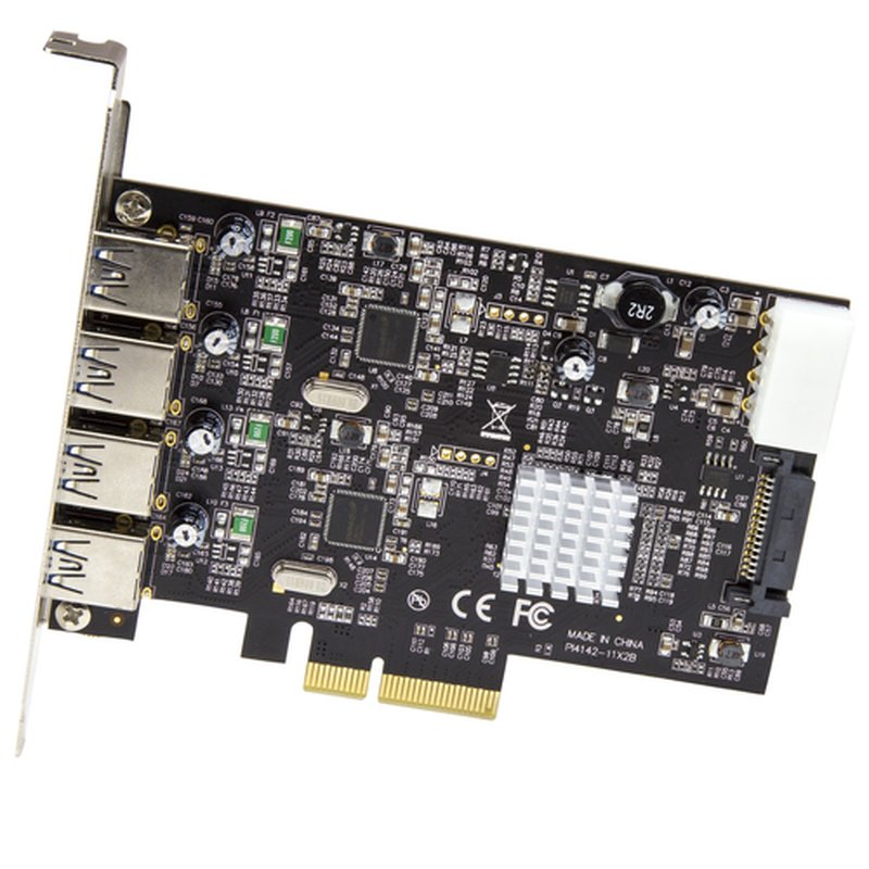 StarTech.com Tarjeta PCI Express de 4 Puertos USB 3.1 - con Puertos USB-A y 2 Canales Dedicados StarTech.com Tarjeta PCI Express de 4 Puertos USB 3.1 - con Puertos USB-A y 2 Canales Dedicados - Imagen 2
